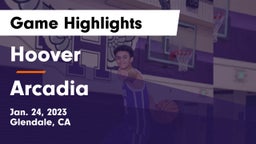 Hoover  vs Arcadia  Game Highlights - Jan. 24, 2023