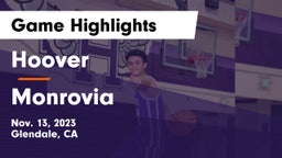 Hoover  vs Monrovia  Game Highlights - Nov. 13, 2023