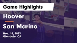 Hoover  vs San Marino  Game Highlights - Nov. 16, 2023