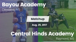 Matchup: Bayou Academy vs. Central Hinds Academy  2017