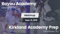Matchup: Bayou Academy vs. Kirkland Academy Prep 2018