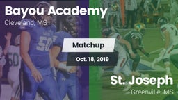 Matchup: Bayou Academy vs. St. Joseph  2019