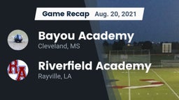 Recap: Bayou Academy  vs. Riverfield Academy  2021
