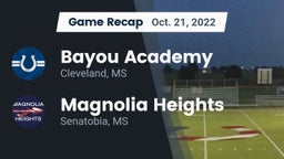 Recap: Bayou Academy  vs. Magnolia Heights  2022