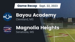 Recap: Bayou Academy  vs. Magnolia Heights  2023