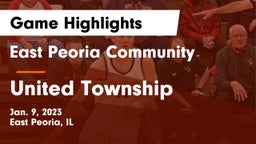 East Peoria Community  vs United Township Game Highlights - Jan. 9, 2023