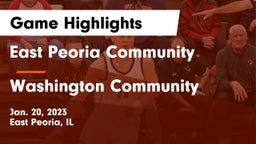 East Peoria Community  vs Washington Community  Game Highlights - Jan. 20, 2023