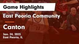 East Peoria Community  vs Canton  Game Highlights - Jan. 24, 2023