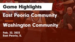 East Peoria Community  vs Washington Community  Game Highlights - Feb. 22, 2023