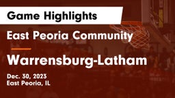 East Peoria Community  vs Warrensburg-Latham  Game Highlights - Dec. 30, 2023