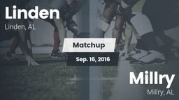 Matchup: Linden vs. Millry  2016
