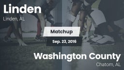 Matchup: Linden vs. Washington County  2016