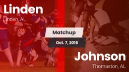 Matchup: Linden vs. Johnson  2016
