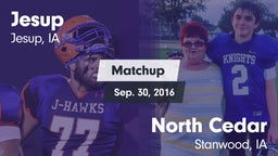 Matchup: Jesup vs. North Cedar  2016