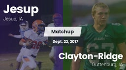 Matchup: Jesup vs. Clayton-Ridge  2017