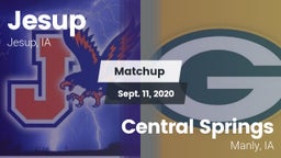 Matchup: Jesup vs. Central Springs  2020