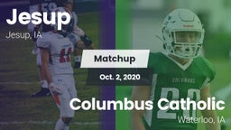 Matchup: Jesup vs. Columbus Catholic  2020