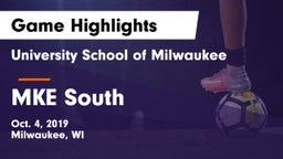 University School of Milwaukee vs MKE South Game Highlights - Oct. 4, 2019