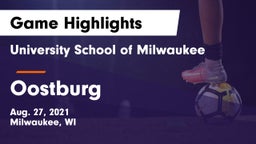 University School of Milwaukee vs Oostburg  Game Highlights - Aug. 27, 2021