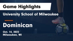 University School of Milwaukee vs Dominican Game Highlights - Oct. 14, 2022