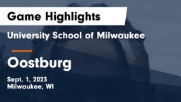 University School of Milwaukee vs Oostburg  Game Highlights - Sept. 1, 2023
