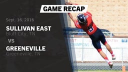 Recap: Sullivan East  vs. Greeneville  2016