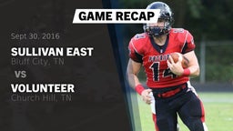 Recap: Sullivan East  vs. Volunteer  2016