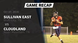 Recap: Sullivan East  vs. Cloudland  2016