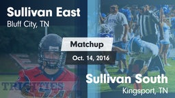 Matchup: Sullivan East vs. Sullivan South  2016