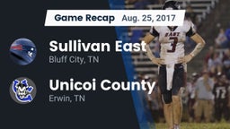Recap: Sullivan East  vs. Unicoi County  2017