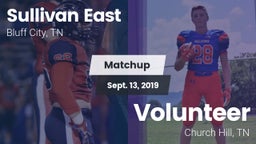 Matchup: Sullivan East vs. Volunteer  2019