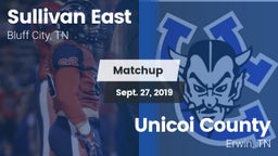 Matchup: Sullivan East vs. Unicoi County  2019