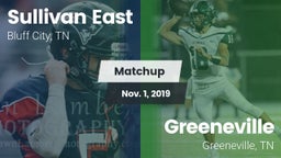 Matchup: Sullivan East vs. Greeneville  2019