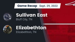 Recap: Sullivan East  vs. Elizabethton  2022