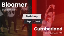 Matchup: Bloomer vs. Cumberland  2018