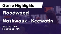 Floodwood  vs Nashwauk - Keewatin  Game Highlights - Sept. 27, 2022