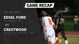 Recap: Edsel Ford  vs. Crestwood  2015