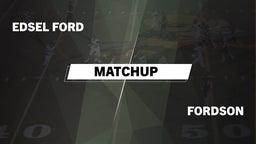 Matchup: Edsel Ford vs. Fordson 2016