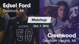 Matchup: Edsel Ford vs. Crestwood  2016