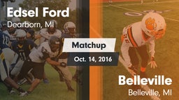 Matchup: Edsel Ford vs. Belleville  2016