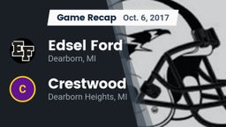 Recap: Edsel Ford  vs. Crestwood  2017