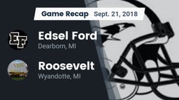 Recap: Edsel Ford  vs. Roosevelt  2018