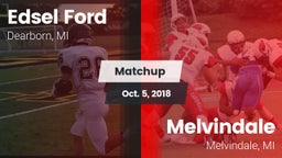 Matchup: Edsel Ford High vs. Melvindale  2018