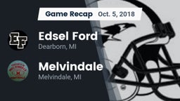 Recap: Edsel Ford  vs. Melvindale  2018
