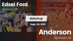 Matchup: Edsel Ford High vs. Anderson  2019