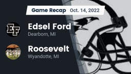 Recap: Edsel Ford  vs. Roosevelt  2022