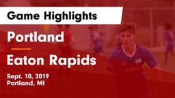 Portland  vs Eaton Rapids Game Highlights - Sept. 10, 2019