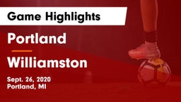 Portland  vs Williamston Game Highlights - Sept. 26, 2020