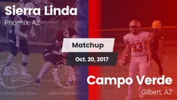Matchup: Sierra Linda vs. Campo Verde  2017