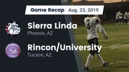 Recap: Sierra Linda  vs. Rincon/University  2019